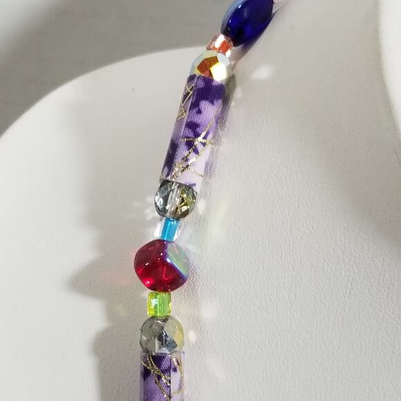 32" colorful mixed bead necklace 1.1931 - Picture 11 of 16